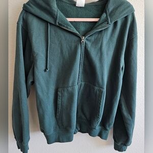 Gap  Soft Green Zip-Up Hoodie